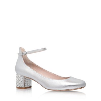 Carvela Silver 'Guess' high heel sandal
